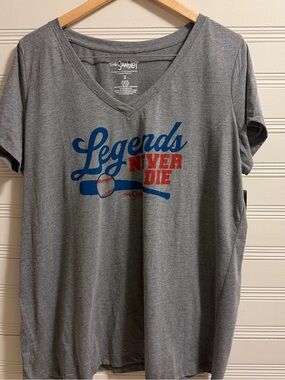 The Sandlot “Legends Never Die” Graphic Tee NWT 2X